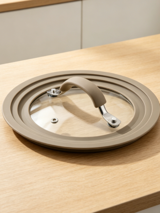 Universal Silicone Rim Glass Lid Cover