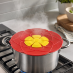 Reusable Silicone Boil Over Safeguard Lid