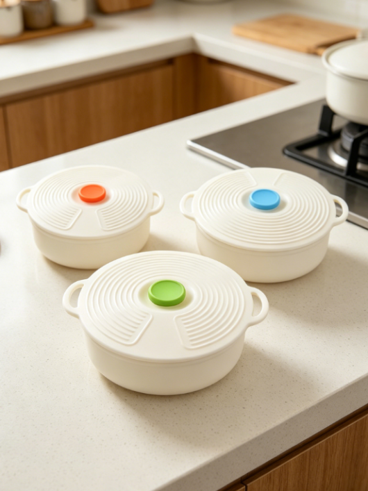 Universal Silicone Lid Set for Bowls, Pots and Pans